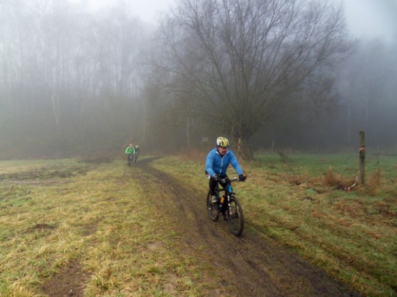 Cycliste en VTT - Rando des renards des sables 2013