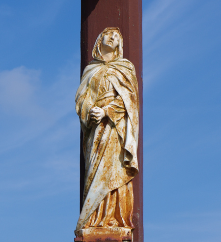 Calvaire (détail)- Véloroute de la côte d'albâtre