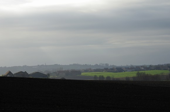 Champs en hiver - Monts des Flandres