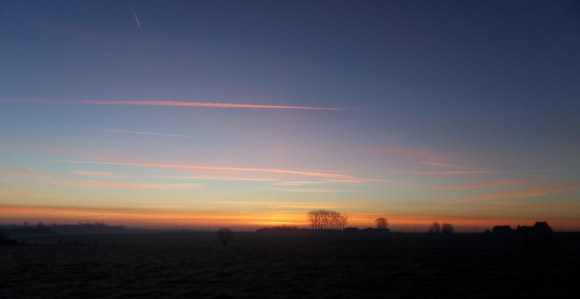 Lockedyzetoertocht - Kemmelberg VTT - lever de soleil