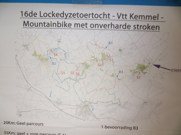 Lockedyzetoertocht - Kemmelberg VTT - Parcours