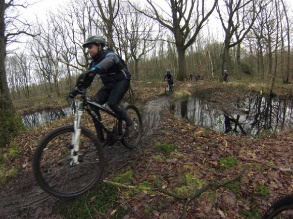 Cyclistes VTT - Randonnée du bois des dames Gosnay 2014