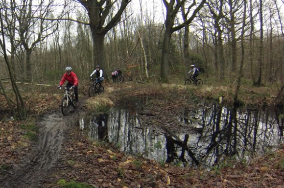 Cyclistes VTT - Randonnée du bois des dames Gosnay 2014