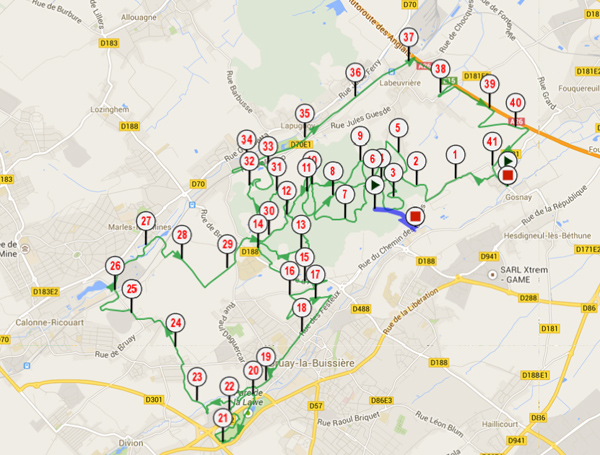 Randonnée du Bois des dames - VTT Gosnay 2014