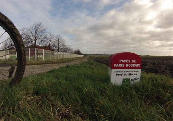 Borne Paris Roubaix - Ronde verte de la Pévèle VTT 2014 - Bersée
