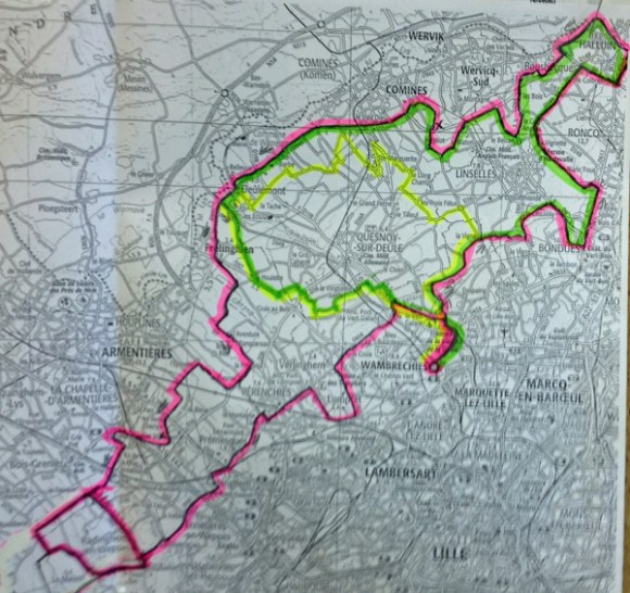 Parcours Rallye des Lilas Wambrechies 2014