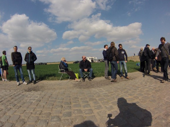 Paris Roubaix 2014 - Pavé de Gruson - spectateurs