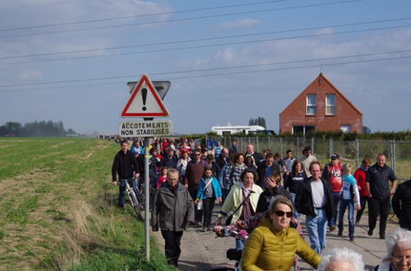 Paris Roubaix 2014 - Pavé de Gruson - spectateurs