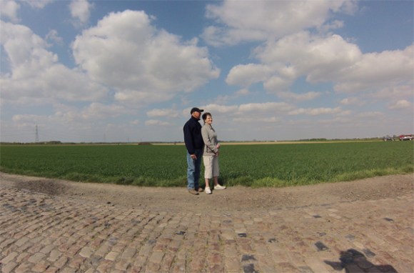 Paris Roubaix 2014 - Pavé de Gruson - spectateurs