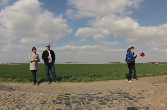 Paris Roubaix 2014 - Pavé de Gruson - spectateurs