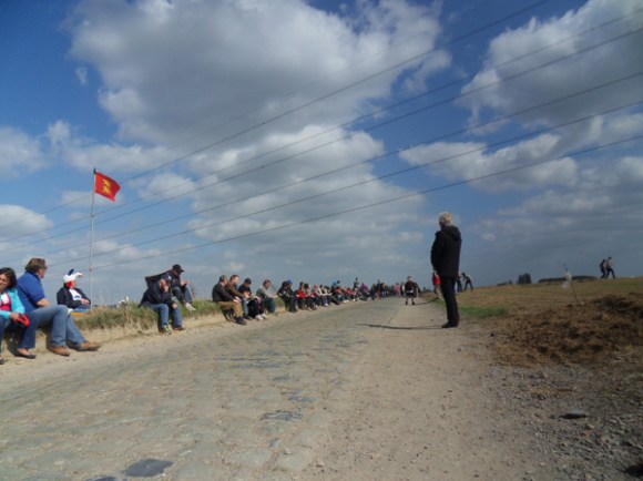 Paris Roubaix 2014 - Pavé de Gruson - spectateurs