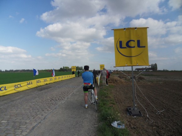 Paris Roubaix 2014 - Pavé de Gruson - spectateurs
