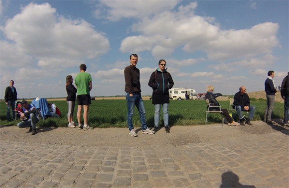 Paris Roubaix 2014 - Pavé de Gruson - spectateurs