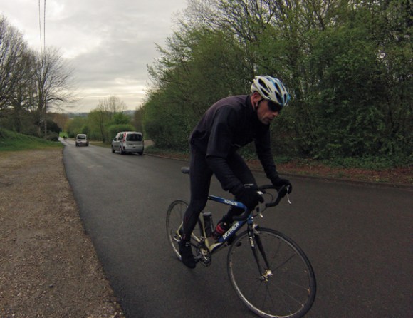 Randonnée en bleu et jaune 2014 - Wavrin - Cycliste