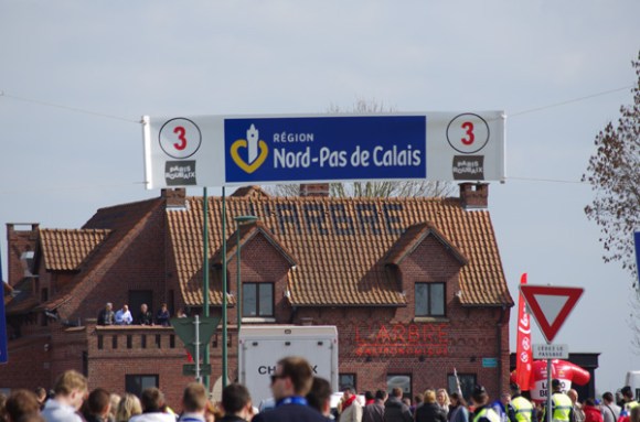 Paris Roubaix 2014 - Pavé de Gruson - spectateurs
