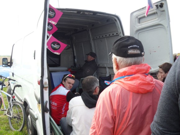 Paris Roubaix 2014 - Pavé de Gruson - spectateurs