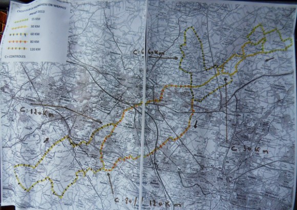 Itinéraire - Des Weppes à l'Artois Radinghem 2014