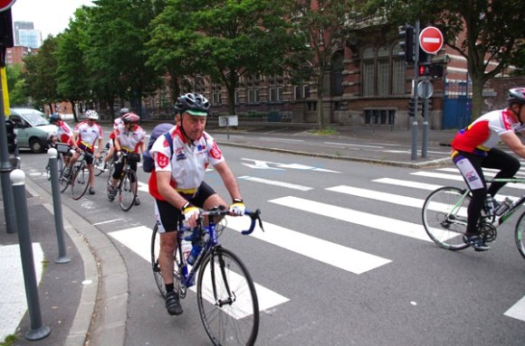 Lille Bray Dunes 2014 - Départ Boulevard Louis XIV - Cyclistes