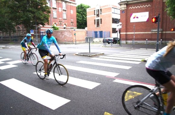 Lille Bray Dunes 2014 - Départ Boulevard Louis XIV - Cyclistes