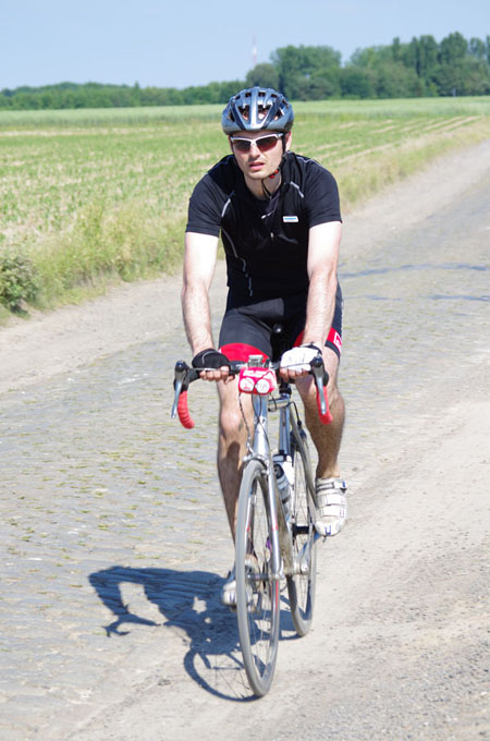 Paris Roubaix Cyclo 2014 - Pavé de Gruson - Cyclistes