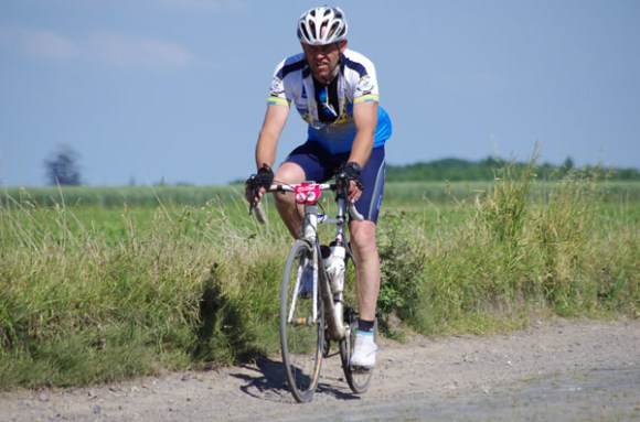 Paris Roubaix Cyclo 2014 - Pavé de Gruson - Cyclistes