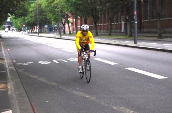 Lille Bray Dunes 2014 - Départ Boulevard Louis XIV - Cyclistes