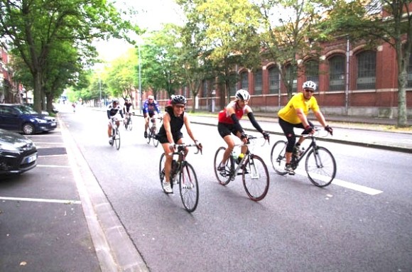 Lille Bray Dunes 2014 - Départ Boulevard Louis XIV - Cyclistes