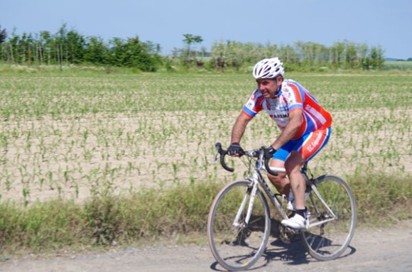 Paris Roubaix Cyclo 2014 - Pavé de Gruson - Cyclistes