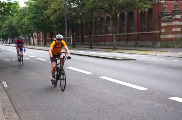 Lille Bray Dunes 2014 - Départ Boulevard Louis XIV - Cyclistes