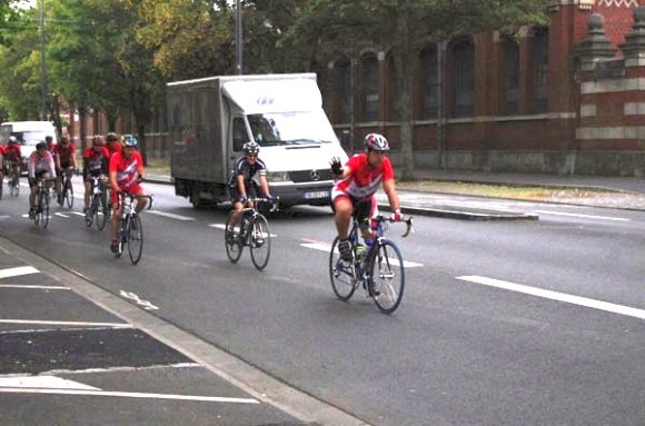 Lille Bray Dunes 2014 - Départ Boulevard Louis XIV - Cyclistes