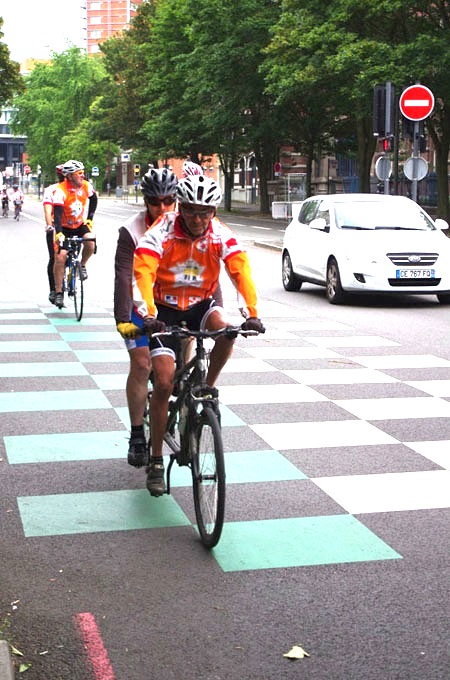Lille Bray Dunes 2014 - Départ Boulevard Louis XIV - Cyclistes