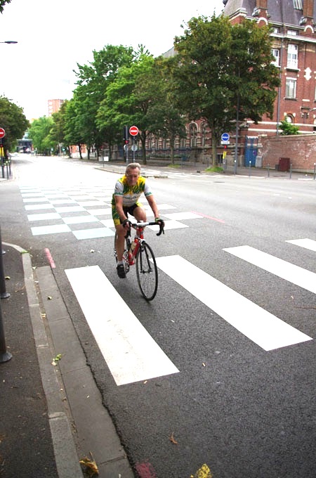 Lille Bray Dunes 2014 - Départ Boulevard Louis XIV - Cyclistes