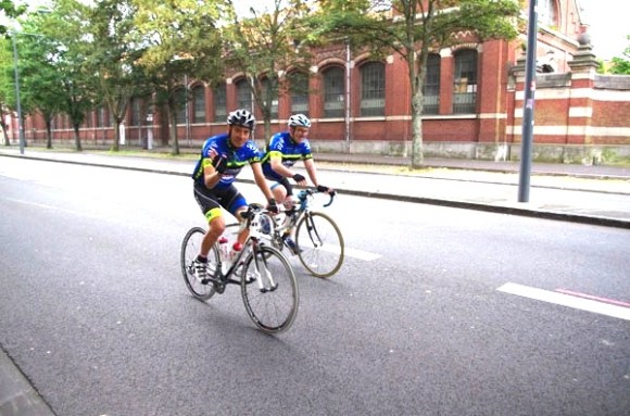 Lille Bray Dunes 2014 - Départ Boulevard Louis XIV - Cyclistes