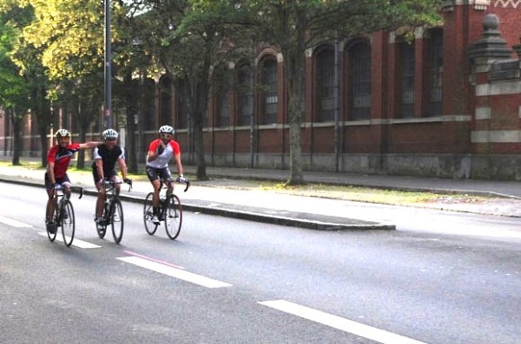 Lille Bray Dunes 2014 - Départ Boulevard Louis XIV - Cyclistes