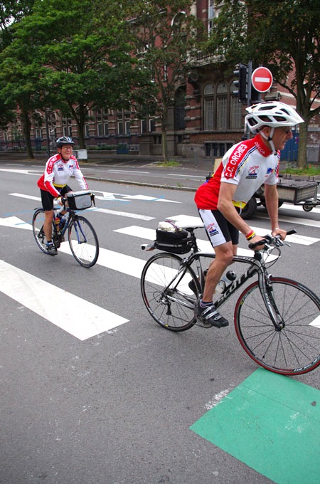 Lille Bray Dunes 2014 - Départ Boulevard Louis XIV - Cyclistes