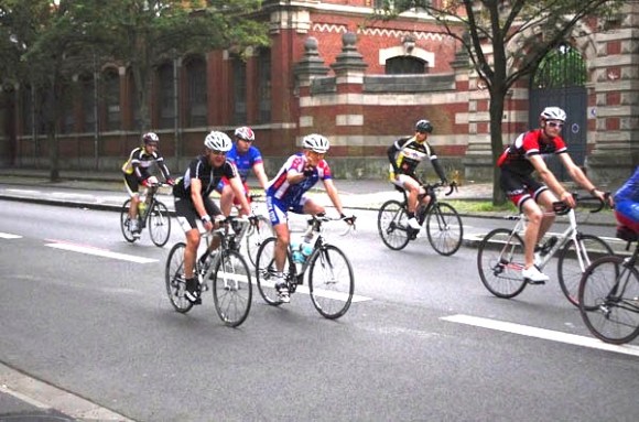 Lille Bray Dunes 2014 - Départ Boulevard Louis XIV - Cyclistes