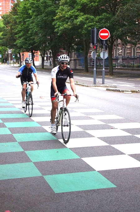 Lille Bray Dunes 2014 - Départ Boulevard Louis XIV - Cyclistes