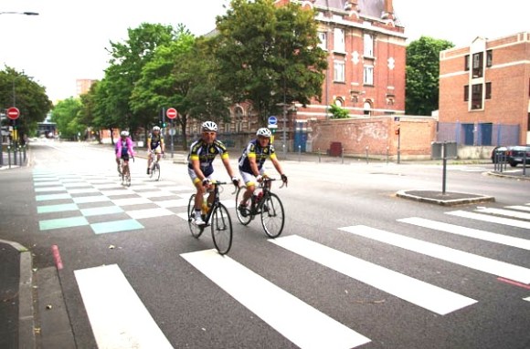 Lille Bray Dunes 2014 - Départ Boulevard Louis XIV - Cyclistes