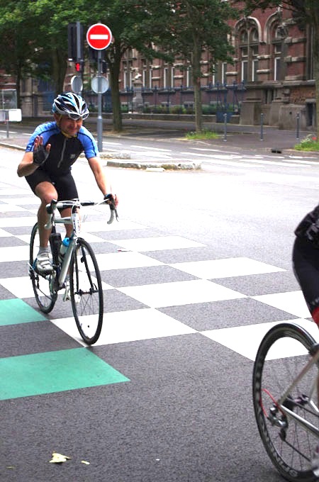 Lille Bray Dunes 2014 - Départ Boulevard Louis XIV - Cyclistes