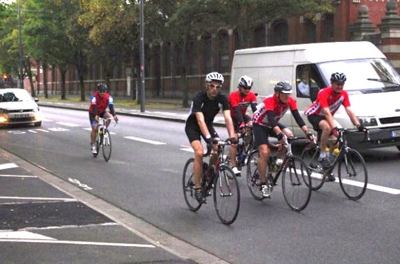 Lille Bray Dunes 2014 - Départ Boulevard Louis XIV - Cyclistes