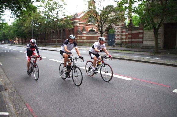 Lille Bray Dunes 2014 - Départ Boulevard Louis XIV - Cyclistes