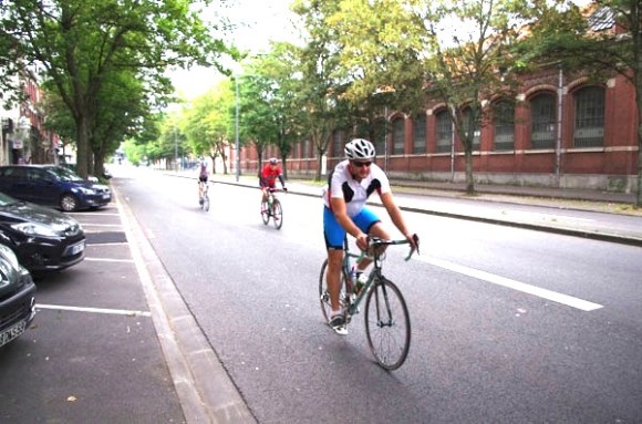 Lille Bray Dunes 2014 - Départ Boulevard Louis XIV - Cyclistes