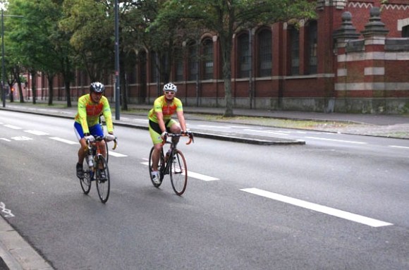 Lille Bray Dunes 2014 - Départ Boulevard Louis XIV - Cyclistes