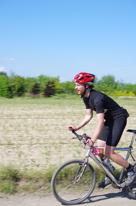 Paris Roubaix Cyclo 2014 - Pavé de Gruson - Cyclistes