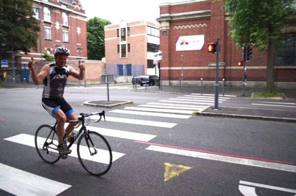 Lille Bray Dunes 2014 - Départ Boulevard Louis XIV - Cyclistes