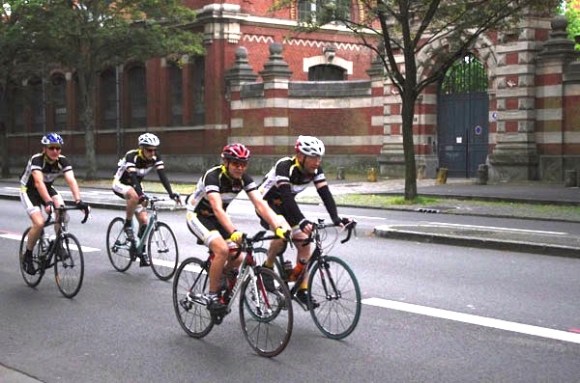 Lille Bray Dunes 2014 - Départ Boulevard Louis XIV - Cyclistes