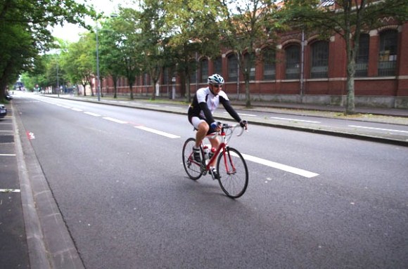 Lille Bray Dunes 2014 - Départ Boulevard Louis XIV - Cyclistes
