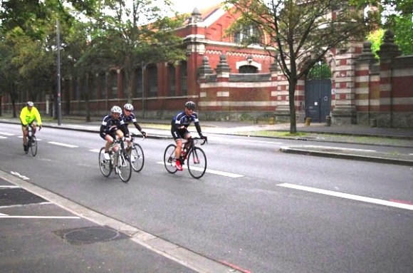 Lille Bray Dunes 2014 - Départ Boulevard Louis XIV - Cyclistes