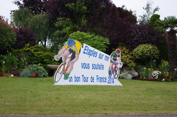 Lille Etaples 2014 - Panneau tour de france