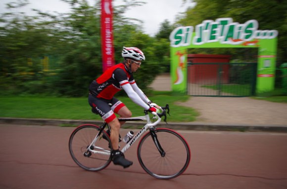 Cyclistes - Départ - Route des Monts 2014